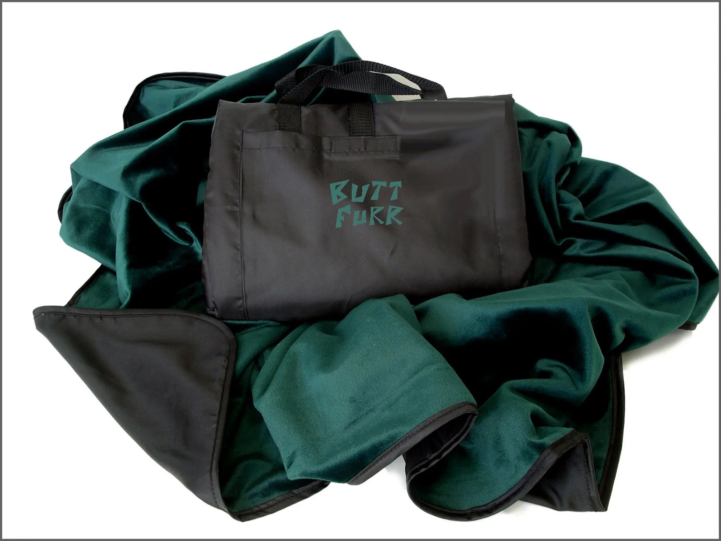 FOREST GREEN - Microfurr Waterproof Blanket butt-furr