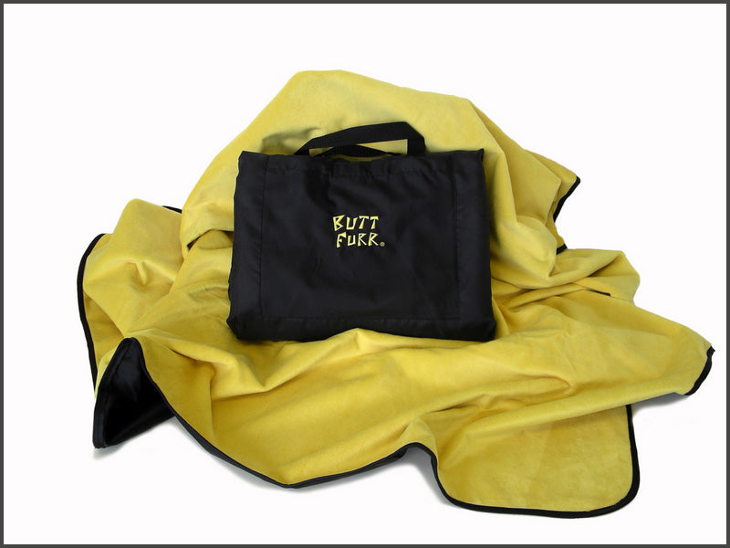 AMARILLO - Manta impermeable de microfibra Butt Furr