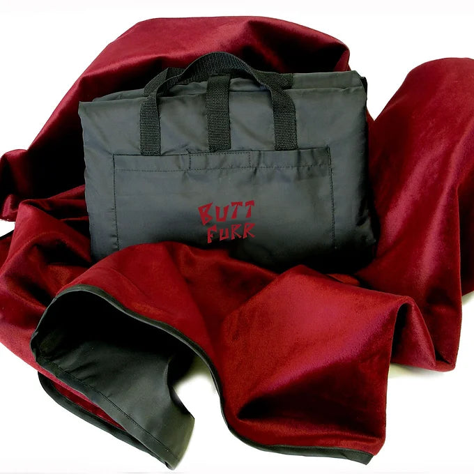 BURGUNDY - Manta impermeable de microfibra