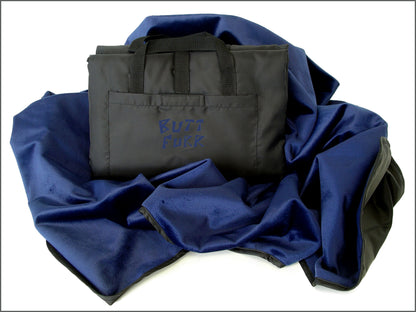 AZUL MARINO - Manta impermeable de microfibra