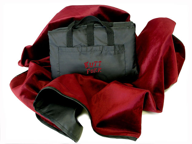 BURGUNDY - Manta impermeable de microfibra
