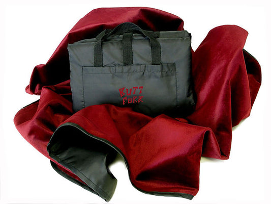BURGUNDY - Microfurr Waterproof Blanket